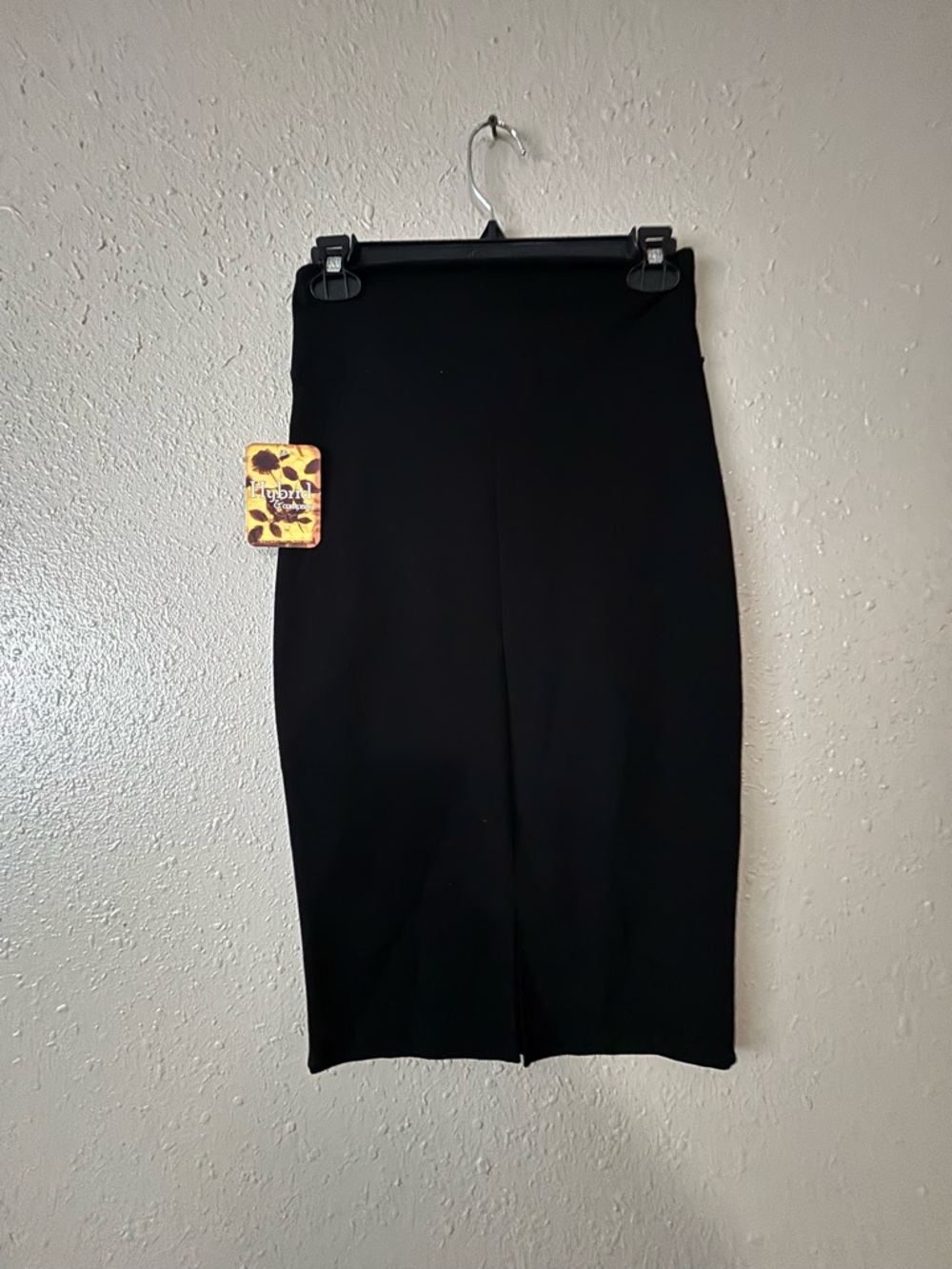 Hybrid & company Black High-Waist Pencil Skirt